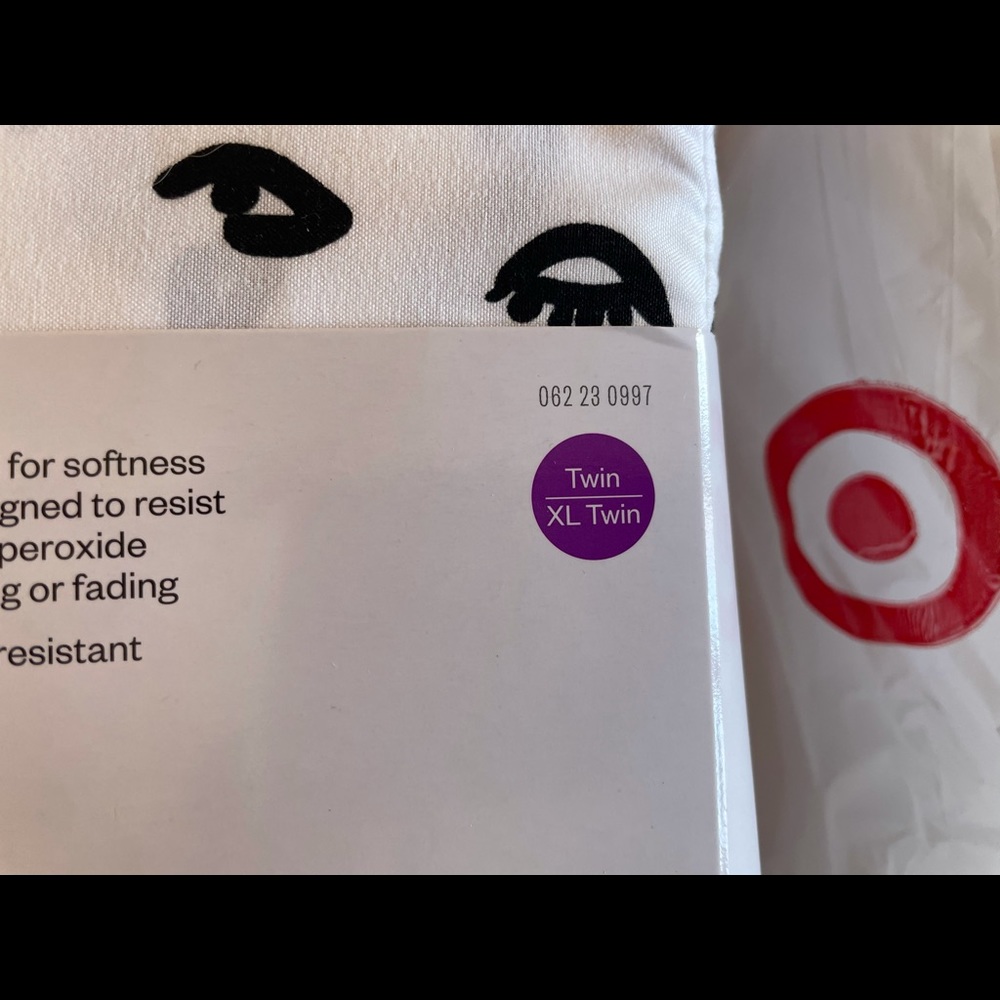 Brand new, in box, twin size sheet set